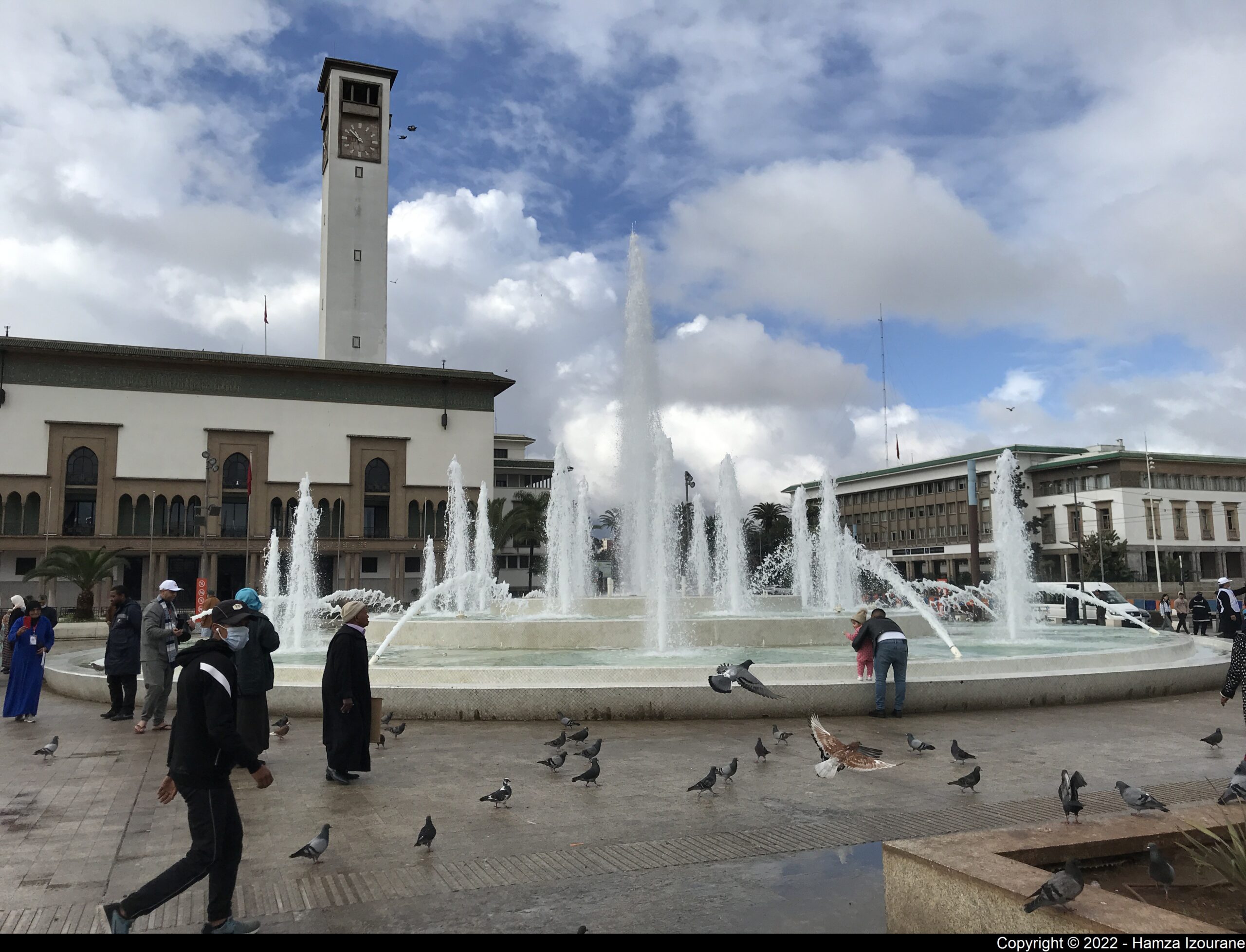 Place Mohammed V in Casablanca Morocco