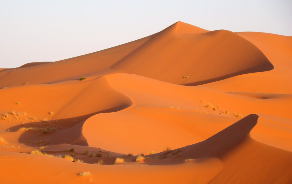 Sahara desert dunes at Erg Chebbi, Morocco