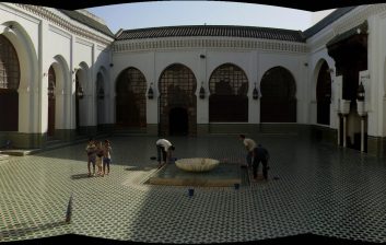 Andalusian Mosque in Fes Morocco