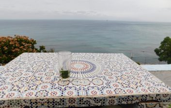 Cafe Hafa in Tangier Morocco