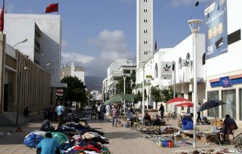 Grande Mosquee de Nador twin minarets central Nador
