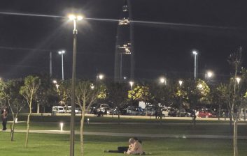 Mohammed VI Tower in Rabat Morocco