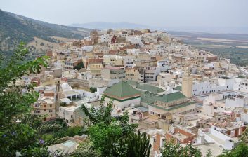 Moulay Idriss Zerhoun in Meknes Morocco